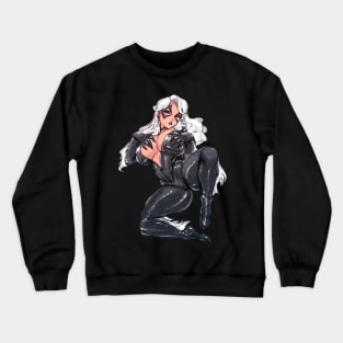 Black Cat Crewneck Sweatshirt